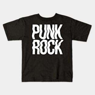 Punk Rock wavy design Kids T-Shirt